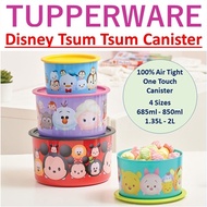 ★Authentic TupperWare★ Limited Edition * Disney Tsum Tsum 100% Airtight One Touch Container Storage