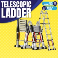 Double sided Telescopic ladder multipurpose Tangga lipat Heavy duty ladder Aluminium Foldable extend