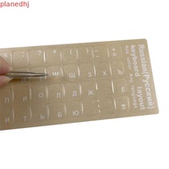 PLANED Keyboard Letter Sticker Transparent Notebook Russian Film English Hebrew Dust Protection Lang