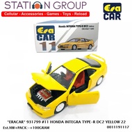 ERACAR 931799 11 HONDA INTEGRA TYPE-R DC2 YELLOW 22 -DIECAST