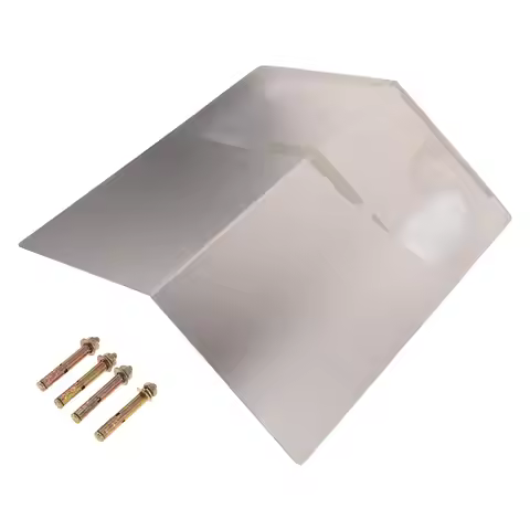Security Camera Dome Cover Stainless Steel Sun Rain Shield Waterproof Outdoor Protective Roof Univer
