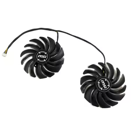 2Pcs/Set,VGA GPU Video Card Cooling Fan,PLD10010S12HH,For MSI GTX 1080 1070 1060 ARMOR R9 380 390 39
