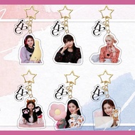 KPOP IVE New Arrival WONYOUNG YUJIN LEESEO LIZ REI GAEUL Keychain Backpack Bag Decoration Accessory