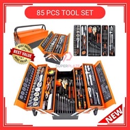 B085 - 85pcs Hand Carry Combination Tool Set Heavy Duty Tools Box