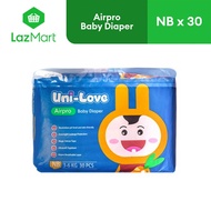 UniLove Airpro Baby Diaper 30s Newborn