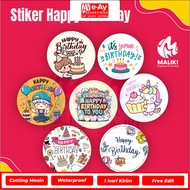 CHILDREN'S BIRTHDAY STICKERS HAPPY BIRTHDAY/S 50 PCS