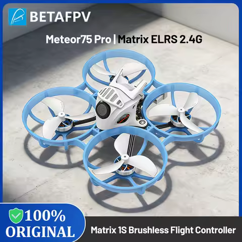 BetaFPV Meteor75 Pro Brushless Whoop Quadcopter|Matrix ELRS 2.4G 1102 22000KV Motor Matrix 1S Brushl