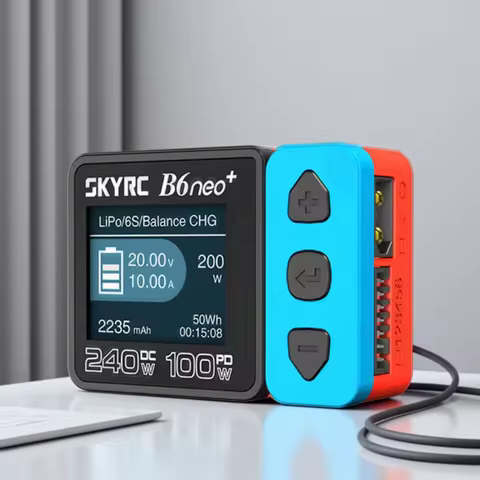 SKYRC B6neo+ Smart Charger High Power DC240W PD126W LiPo Battery Balance Charger Discharger