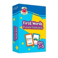 New First Words Picture Flashcards for Ages 1-3 by CGP Books (UK edition, paperback)