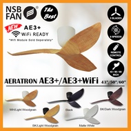 NSB FAN AERATRON AE3+/ AE3+ Wifi Ready 43 / 50 / 60 Inches DC MOTOR REMOTE CONTROL CEILING FAN