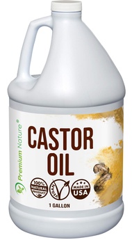 Castor Oil Pure Carrier Oil - Cold Pressed Castor Oil for Essential Oils Mixing Natural Skin Moistur