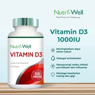 Vitamin D3 1000IU 1000IU BY NUTRIWELL NUTRI WELL BPOM