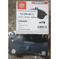 AUDI (Q7) PORSCHE(CAYENNE) VW(YOUAREG) (2006-2015) PREMIER ECO FRICTION FERODO (7L0698451C)