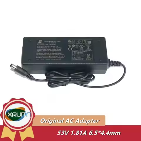 Genuine MASS POWER E096-1A530181B3 Switch Mode Power Supply 53V 1.81A 96W 6.5x4.4mm AC DC Adapter Ch