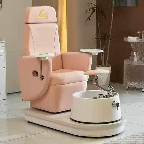 Nail salon Manicure foot spa chair electric reclining throne Pedicure Chair