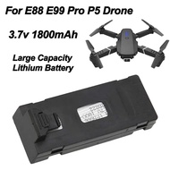 Drone Battery 3.7V 1800mAh Lithium Battery Compatible Drone Rechargeable For E88 E99 Pro P5 Drone