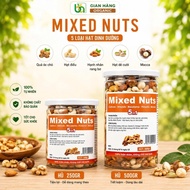 Bao An Healthy Mixed Nuts 5 Types 250g 500g - Premium Mixed Nuts Healthy Eat Clean Snacks