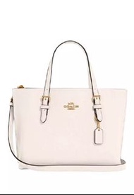 Coach Mollie Tote 25 米白色