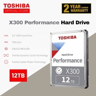 Toshiba X300 3.5" SATA 6.0Gbit/s 7200RPM Performance Internal Hard Drive Bare Drive (4TB/6TB/8TB/10T