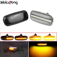 2X LED Dynamic Side Marker Turn Signal Light Indicator Blinker Lamp For Audi A3 S3 8L 2000-2003 A8 D