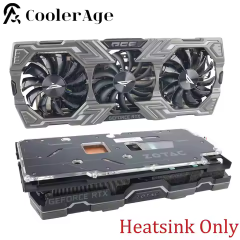 87MM GA91S2U Original RTX2080Ti Video Card Heatsink For ZOTAC RTX 2080 Ti PGF Extreme 0C14 Replaceme