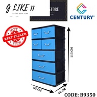 Century 5 Tier Plastic Drawer / Cabinet / Storage Cabinet