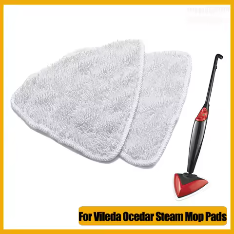 For Quality Microfiber Steam Mop Pad,Steam Cleaner Parts Triangle Replacement Cloths for Vileda Micr