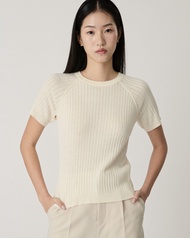 AIMER - Short Sleeve Knitted Sweater เสื้อสเวตเตอร์ แขนสั้น