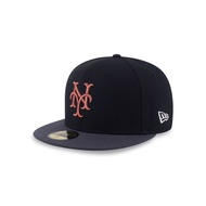 New Era หมวกรุ่น 59Fifty Pack - Metallic New York Giant Cooperstown 2-Tone Graphite Visor Black 59Fi