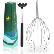 YEZY Head Massager 20 Fingers Head Scratcher Scalp Massager, Back Scratcher, Stocking Stuffers for S