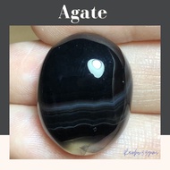 Agate Genuine Gem With Product Leaves From The Shop