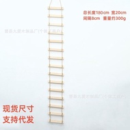 [in stock] Ready stock Solid Wood Cat Rope Ladder Cat Climbing Frame Accessories Cat Litter Cat Scra