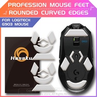 2Sets HASAKU Rounded Curved Edges Gaming Mouse Feet Skates for Logitech G903 Gaming Mouse Feet