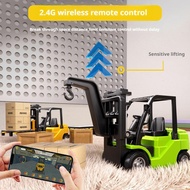 1:64 Remote Control Forklift Crane Set Connectable App Gift Children's Year's To New Mobile C8k8
