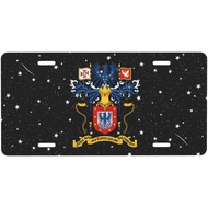 Coat of Arms of Azores Islands Personalized Front Aluminum License Plate Suitable for Outdoor Play 6