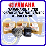 YAMAHA OIL FILTER 100% ORIGINAL HLYM YAMAHA R25 MT25  XJ6 MT07 MT09 MT 07 MT 09 BIG BIKE READY STOCK