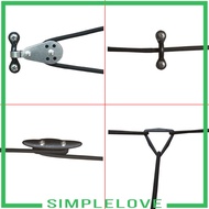 [Simple] Marine Boat Kayak Canoe Anchor Trolley System Pulley Pad Eyes Screw nuts