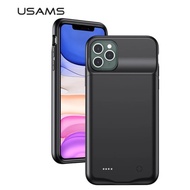 Real Capacity USAMS i Phone 12 Mini Pro Max Power Bank Case Charging Portable Battery 2500mAh 3500mA