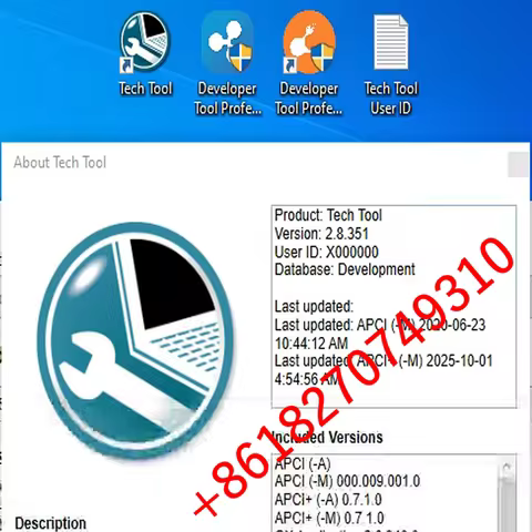 Premium Tech Tool 2.8.360 software+Dev2tool+APCI 0.7[2025.12]+Parts Catalog Repair Manuals PROSIS Co