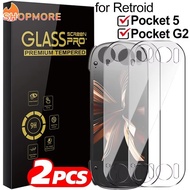 1/2Pcs Scratch-Resistant Tempered Glass Screen Films - Shockproof Game Console Protectors for Retroi