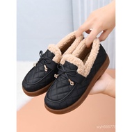 Old Beijing Cloth Shoes with Warm Fleece Lining - Perfect for Cold Weather Comfort