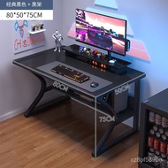 YQ Desktop Computer Desk Home Game Tables Simple Desk Student Study Desk Rental House Workbench Rental