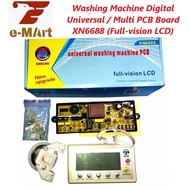 Washing Machine Digital Universal / Multi PCB Board XN6688 (Full-vision LCD)