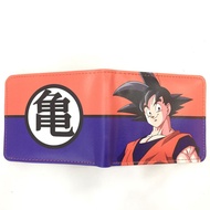 IZR2 Men's Wallet Cartoon Wallet Coin Purse Card Holder Dragon Ball Turtle Go Super Saiyan Wallet Ho
