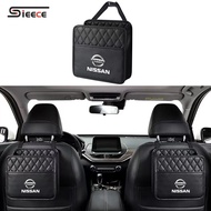 Sieece Leather Car Seat Back Organizer Car Storage Car Interior Accessories For Nissan Note GTR Qash