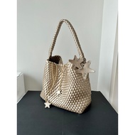 Beg Tangan 2025 Beg Tote Anyaman Tangan Beg Tote Champagne Beg Tangan 2025 Beg Tote Anyaman Tangan K