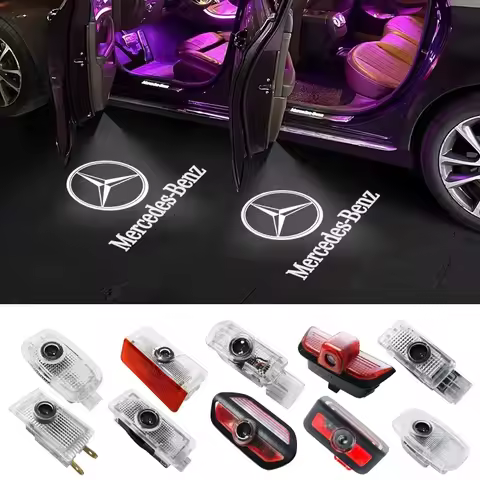 Mercedes Benz W206 W214 W215 X204 R172 W204 W240 W222 W223 Projection Welcome Light Car Decoration D