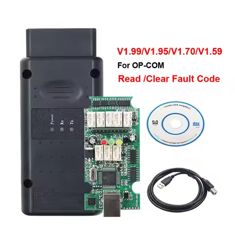 OBD Car Diagnostic Tool Read Clear Fault Code For Opel Flash Firmware OPCOM V1.78/1.70/1.59 PIC18F45