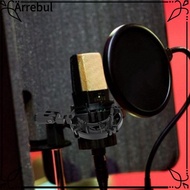 ARREBUL Shock Mount, Plastic Anti Vibration Microphone Shock Mount, Firm Fixation Mic Clip Holder fo