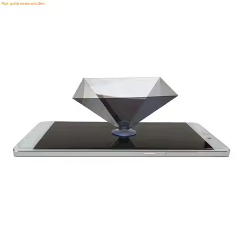 203F Smartphone 3D Hologram Projector 360-Degree Images 3D Projector Stands Projector Py-ramid Any S